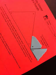 Discovering Exterior Angles And Remote Interior Angles Of A Triangle Exterior Angles Triangle Abc Geometry High School