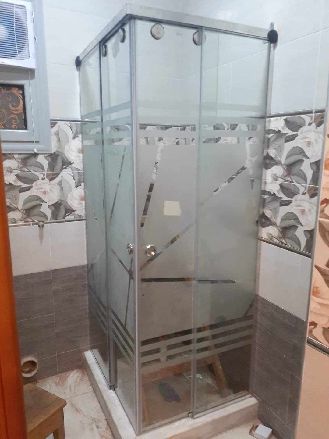 L GLASS type shower cubicle sliding ltep glass shower two product image