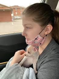 We dropped this little lady off!