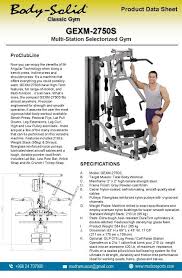 Body Solid Exm2750 Multi Station Gym Mudra Sports