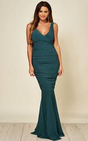 Gabby Maxi Dress With Fishtail Honor Gold Silkfred Maxi Bridesmaid Dresses Dresses Bridesmaid Dresses