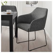 Tossberg Chaise Metal Noir Gris Ikea Metal Chairs Chair Dinning Room Chairs
