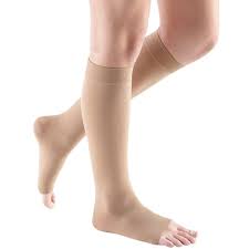 Medi Comfort Knee Highs 15 20mmhg Open Toe Compression Stockings Open Toe Support Stockings