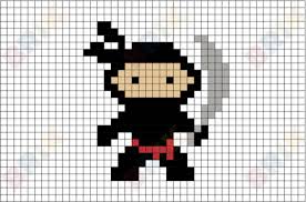 Ninja Pixel Art Pixel Art Pixel Drawing Pixel Art Design