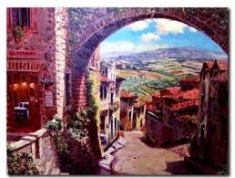 Sam Park Park Art San Gimignano Serigraph
