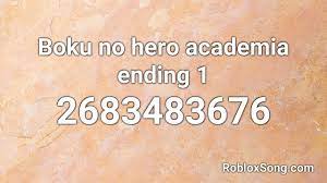 How to play heroes academia roblox game the rules are simply and clear. Boku No Hero Academia Ending 1 Roblox Id Roblox Music Code Youtube