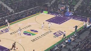 Utah jazz guard donovan mitchell limped off the court because of pain in his ankle late in saturday night's loss to the clippers, but he said he'll be ready for game 4. Nlsc Forum Downloads 1994 96 Utah Jazz Court Delta Center