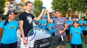 Height 198cm (6 ft 6 in). Audi Challenge With Daniil Medvedev And Marcos Baghdatis Dubai Duty Free Tennis Championships