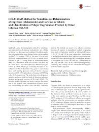 Mikrokristalin seluloz, prejelatinize nişasta, kalsiyum fosfat dibazik. Pdf Hplc Dad Method For Simultaneous Determination Of Dipyrone Metamizole And Caffeine In Tablets And Identification Of Major Degradation Product By Direct Infusion Esi Ms