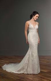 Martina Liana 953 Fit And Flare Wedding Dress Long Train Wedding Dress Formal Dresses For Weddings