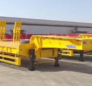 4 Axle 100T Low Bed Truck Trailer