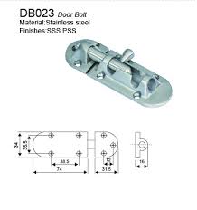 Check spelling or type a new query. China Stainless Steel Door Latch Bolt Db023 China Door Bolt Latch