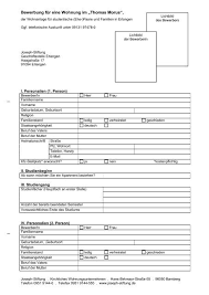Der lebenslauf sollte maximal zwei seiten. Bewerbung Fur Eine Wohnung Im
