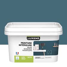 Peinture couleurs interieures luxens blanc calcaire 3 2 5 l. Peinture Mur Boiserie Radiateur Luxens Fjord 1 Satine 2 5 L Peinture Mur Boiserie Peinture Leroy Merlin