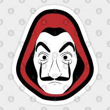The ban resulting from the sudden increase of cash you're carrying around. Money Heist Mask Money Heist Aufkleber Teepublic De