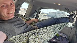 Car camping setup upgraded with full suspension