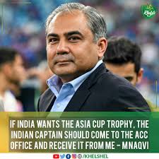 BCCI Vice President Rajiv Shukla requested Mohsin Naqvi to hand over the  Asia Cup trophy to India. Mohsin Naqvi replies: 👇 #PAKvIND