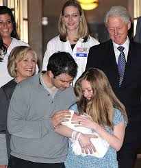 Chelsea clinton and former president bill clinton are seen in a photo from mezvinsky and chelsea clinton's wedding on july 31. Chelsea Clinton Expecting Second Baby Hello