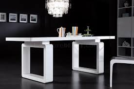 Most of our selections can be customized to fit your preferences, style and budget. White Finish Modern Dining Table W Elegant Legs