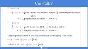 Oleh pitri sundary diposting pada juli 19, 2021. Pertidaksamaan Linear Satu Variabel Pengertian Sifat Contoh Soal