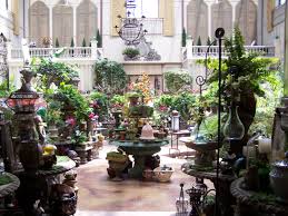 Sandstone Gardens Home Accents Garden Statuary Bistro Concrete Garden Enclosed Patio Outdoor Rooms