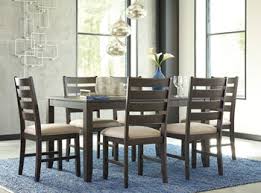 Find the perfect dining room set for family feasts and romantic dinners at kane's. Aldwin Dining Table And 4 Chairs And Bench Set George S Furniture Mattress Napoleon Ohio Furniture Store
