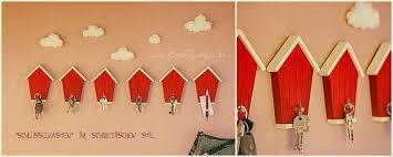 Schlusselhauschen Basteljunkie Schlusselaufbewahrung Bastelarbeiten Basteln