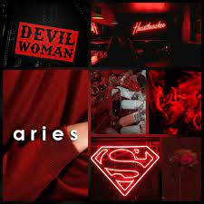 Aries Aesthetic Wild Soul Aries Aesthetic Aries Wallpaper Red Aesthetic