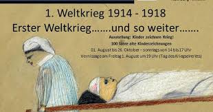 Ausstellung Kinder Zeichnen Krieg Neuapostolische Kirche Gemeinde Hamburg Blankenese