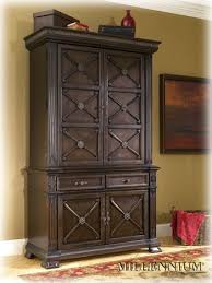 Ashley Furniture Monaco Collection Armoire For Linens Home Ideas Furniture Armoire China Cabinet