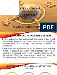 International Monetary System Pdf