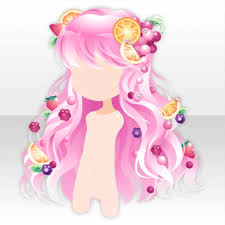 Hairstyle Tropical Fruits Fluffy Long Hair Ver A Pink Jpg With Images Tropical Fruits Fruit Wallpaper Banana Flower