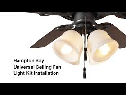 The ceiling fan installer will also ensure that fans are installed to code for safe and reliable operation. Close To Ceiling Lights Hampton 72199r Bay Universal Led Ceiling Fan Light Kit The Home Depot Tools Home Improvement