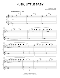 Carolina Folk Lullaby Hush Little Baby Classical Version Arr Phillip Keveren Sheet Music Download Pdf Score 185564