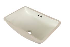 Most countertops are between 30 and 36 inches tall, and most vessel sinks are 4 the typical range for sinks is between 14 and 18 gauge. Ronbow Restyle 18 Inch Rectangle Undermount Ceramic Bathroom Vanity Vessel Sink In Biscuit 200532 Bi Buy Online In Bahamas At Bahamas Desertcart Com Productid 41224909