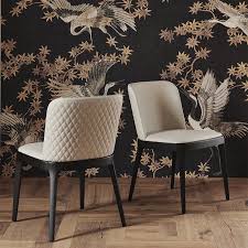 Cattelan Italia Magda Couture Dining Chair Wooden Contemporary Dining Room Furniture Ultra Modern Classic Dining Room Contemporary Dining Room Furniture Dining Chairs