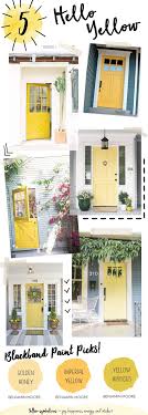 The house is painted in amherst gray hc 167 and the white trim is cloud white oc 130 also by benjamin moore paints. 58 Grey House Yellow Door Ideas Yellow Doors Grey Houses House Colors