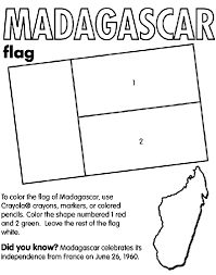 Free printable france flag coloring page for kids that you can print out and color. Madagascar Coloring Page Crayola Com