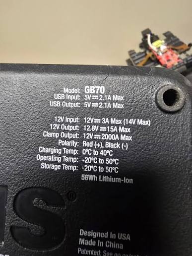 Noco GB70 automotive jumper pack teardown and repair