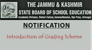 Jkbose Notification Regarding Introduction Of Grading Scheme Grade Schemes Introduction