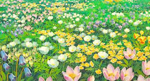 Mary and the witch's flower submerges itself in studio ghibli levels of imagination, beautiful color, likeable characters, and dazzlingly fluid animation for a final product that is creatively. Ghibli ArchivÉ™ On Twitter The Floral Art Of Studio Ghibli Studioghibli Cr Theghiblifamily