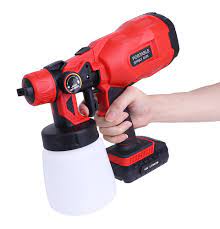 18v Cordless Electric Spray Gun Paint Sprayer Machine For Home Wall Fence Car Ebay