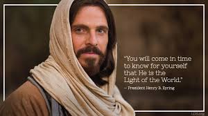 Each time you choose to try to live more like the Savior, you will have  your testimony strengthened. You will come in time to know for yourself  that He is the Light