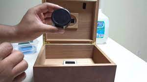 This is what provides the humidification system. How To Season Prepare Your Humidor At Home Youtube