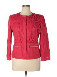 Details About Elie Tahari Women Pink Jacket L