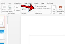 Select the 'format background' menu on the far right of the toolbar. How To Hide Background Graphics For A Single Slide In Powerpoint 2013 Solve Your Tech