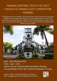 Church of the immaculate conception, pulau tikus. Site Visit To Church Of Immaculate Conception
