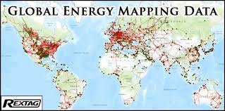 This Map Uses Lots Of Lines Yet Still Looks Clean And Legible Energy Mapping Is One Idea For Assignment 4 Global Energy Gis Map Oil Pipeline Map Global Map