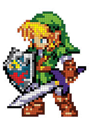 Grid to pixel art (self.gimp). Anthony Prezioso Legend Of Zelda Botw Legacy Poster 36 X 24