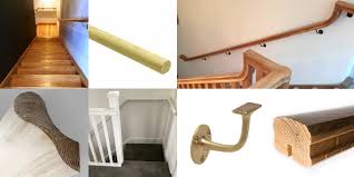 White grab rail, set close to the wall instead of hand rail? Wall Mounted Handrails Oak Handrail For Stairs Pear Stairs